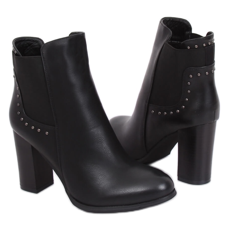 Klassiska höga klackar svart 88097 Svart