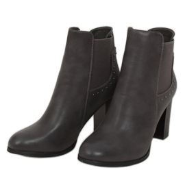 Klassiska grå höga klackar grå 88097 Grå