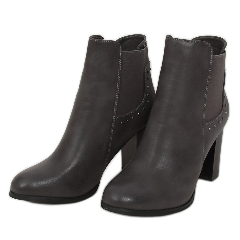 Klassiska grå höga klackar grå 88097 Grå