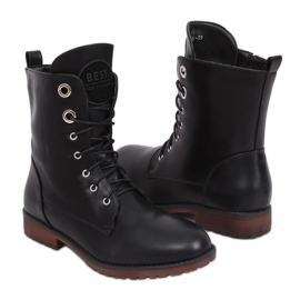 Black Workery stövlar W361 Svart