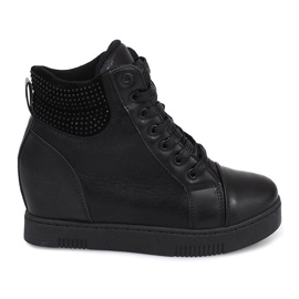 Wedge Sneakers 1651 Svart