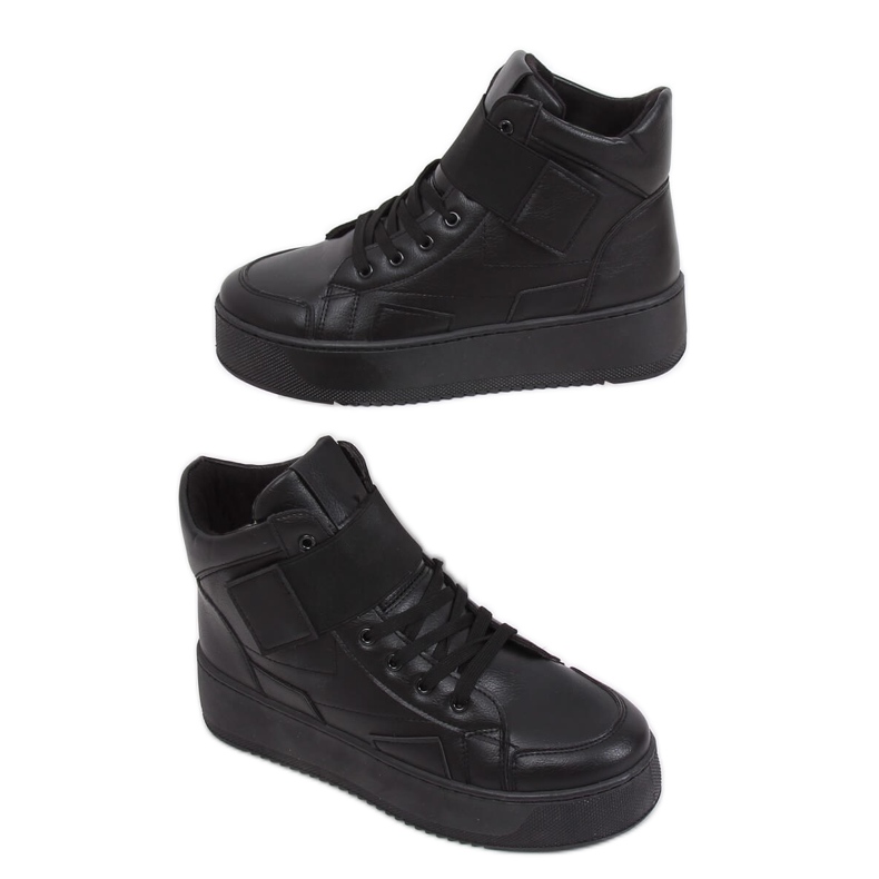 Svarta sneakers LA55 Svart