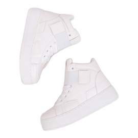 Vita sneakers LA55 Vit