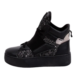 Svarta sneakers LA56 Svart