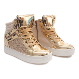 Varma Y-25 Golden Sneakers gyllene