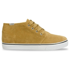 Höga Y009 kamel mocka sneakers brun