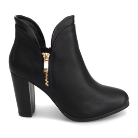 Jodhpur stövlar med dragkedja F830 svart