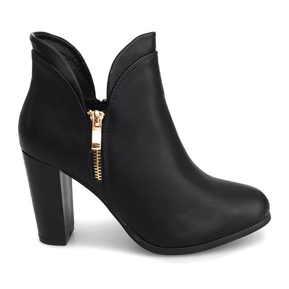 Jodhpur stövlar med dragkedja F830 svart