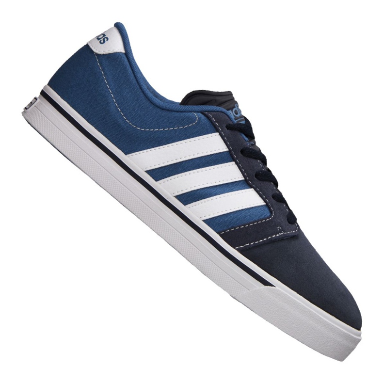 Adidas Cloudfoam Super Skate M AW3895 skor vit marinblå blå