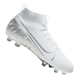 Nike Superfly 7 Academy Mg Jr fotbollsskor AT8120-100 vit vit