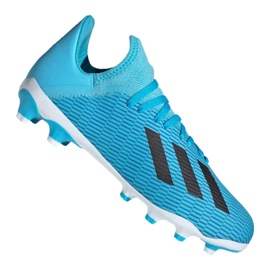 Adidas X 19.3 Mg Jr EF7550 fotbollsskor blå blå