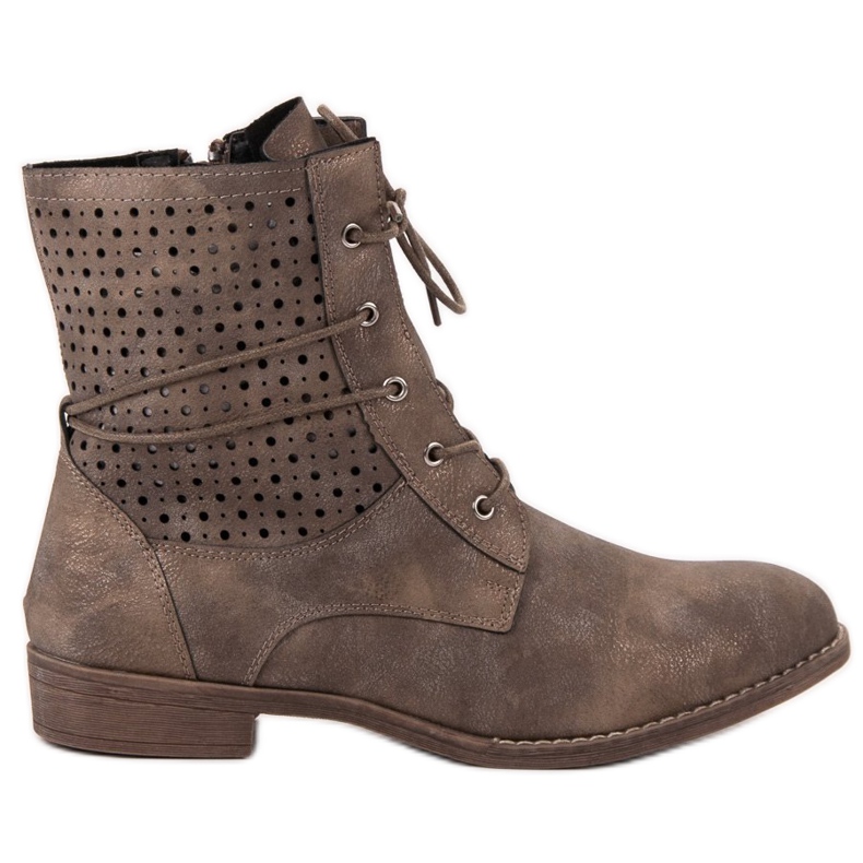 Groto Gogo Trendiga bundna kängor grön