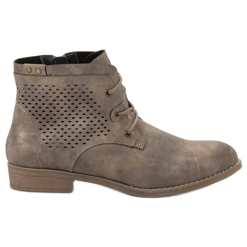 Groto Gogo Kaki korsade kängor mångfärgad grön