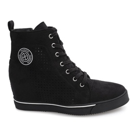 Openwork Sneakers XW36236 Svart