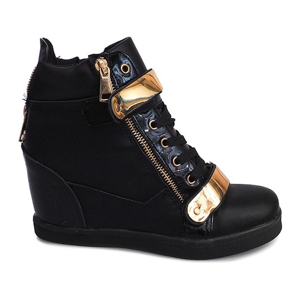 Wedge Sneakers A89 Svart