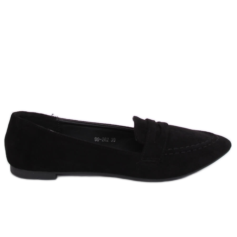 Svarta damloafers 99-262 Svart