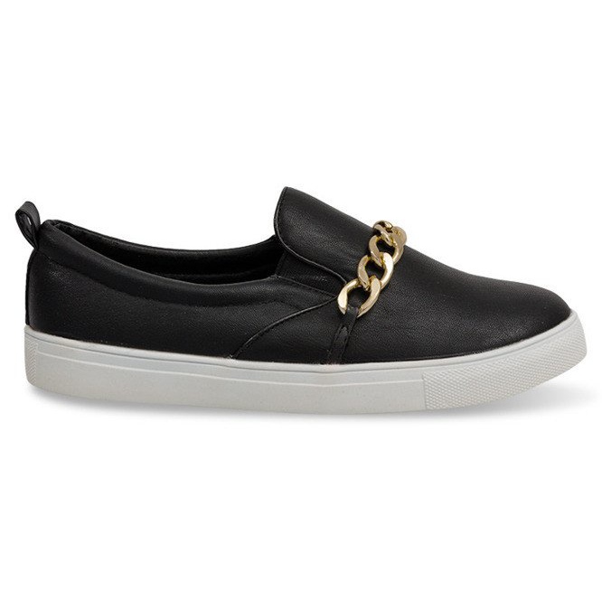 Sneakers Slip On L-57 Svart