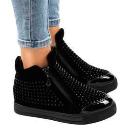 Svarta kilskor med R51-1-dragkedjor