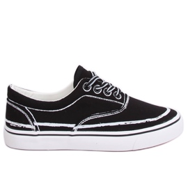 Svarta damsneakers BS103 Svart