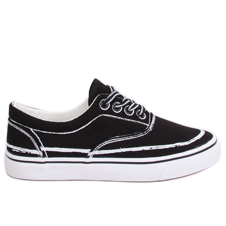 Svarta damsneakers BS103 Svart