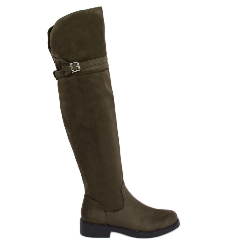Överknä stövlar grön SU-2850 Grön