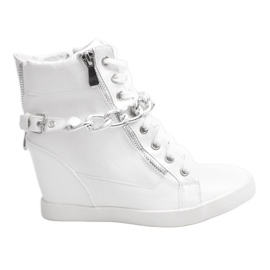Boots Sneakers On Wedge 8089 Vit