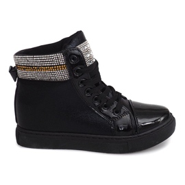 Wedge Sneakers 16-039 Svart