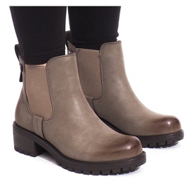 Varma stövlar BH56-KB Khaki mångfärgad grön