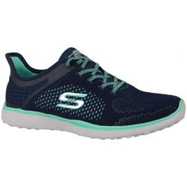 Skechers Microburst W 23327-NVGR Skor grå mångfärgad