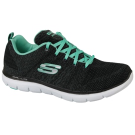 Skechers Flex Appeal 2.0 W 12756-BKAQ svart