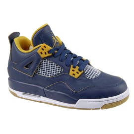 Nike Jordan 4 Retro Bg Jr 408452-425 marinblå