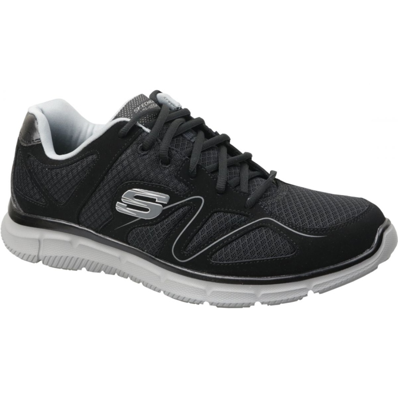 Skechers Satisfaction M 58350-BKGY Skor svart