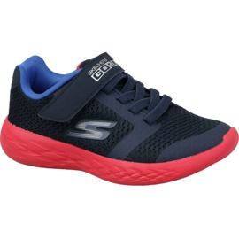 Skechers Go Run 600 Jr 97860L-NVRD Skor marinblå