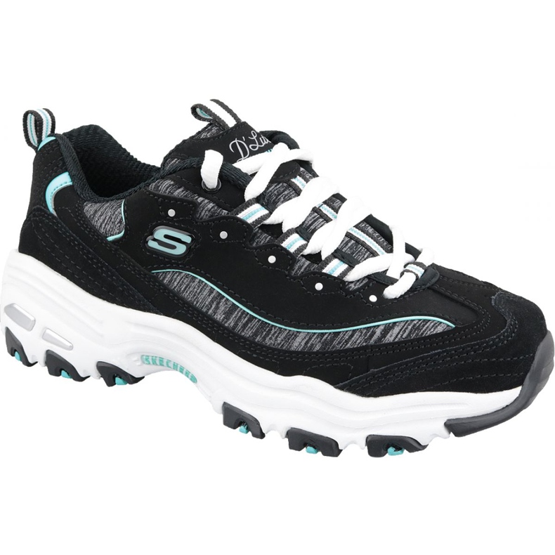Skechers D'Lites W 11936-BKTQ skor svart