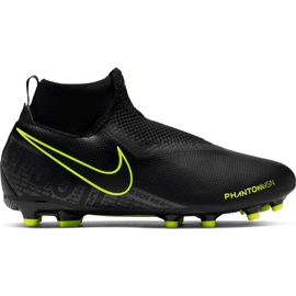 Nike Phantom Vsn Academy Df FG / MG Jr AO3287-007 fotbollsskor svart svart