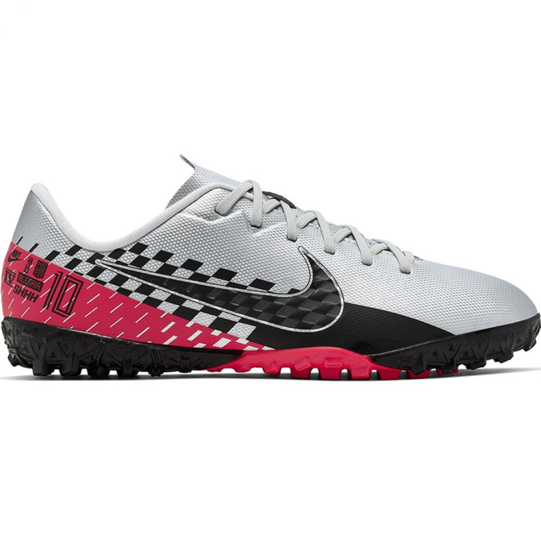 Nike Mercurial Vapor 13 Academy Neymar Tf Jr AT8144-006 fotbollsskor grå vit