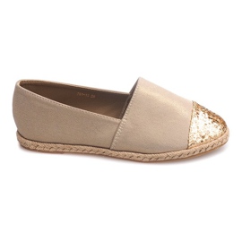 Linne Espadrilles 761-1 Khaki Sneakers mångfärgad grön