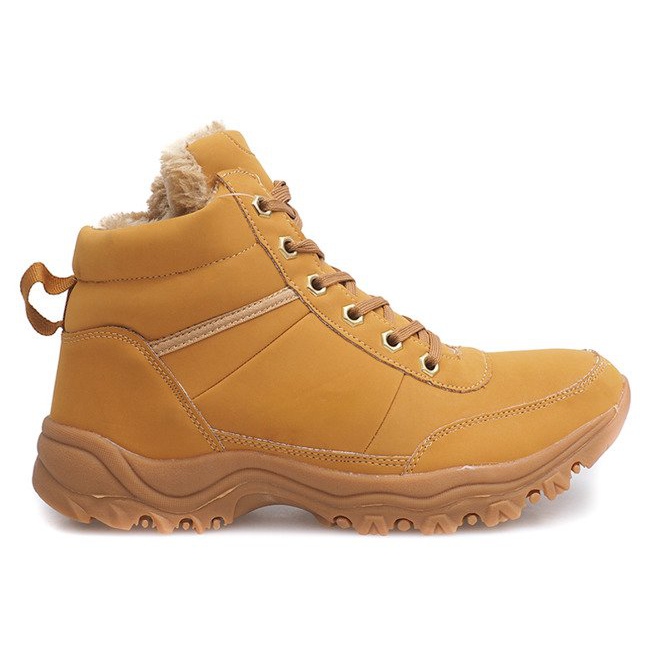 Isolerade Trekings Timbery 9576 Camel brun