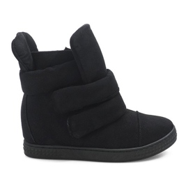 Wedge Sneakers Med kardborreband 86-149 Svart