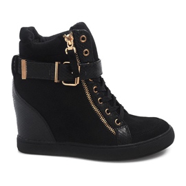 Wedge Sneakers 100-769 Svart