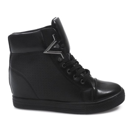 Wedge Sneakers 2932-1 Svart