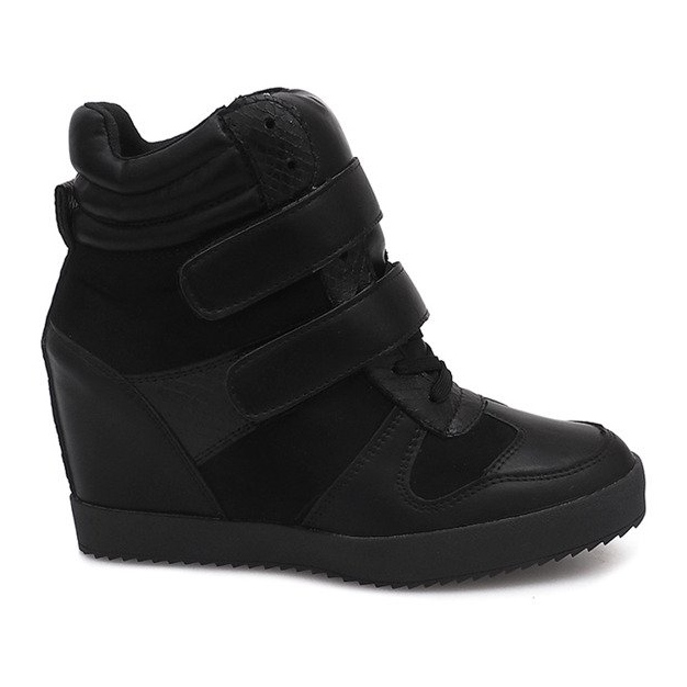Wedge Sneakers LB239 Svart