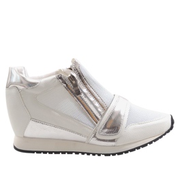 Trendiga enkla sneakers SK48 vit