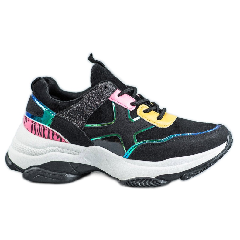 SHELOVET Trendiga sportskor svart