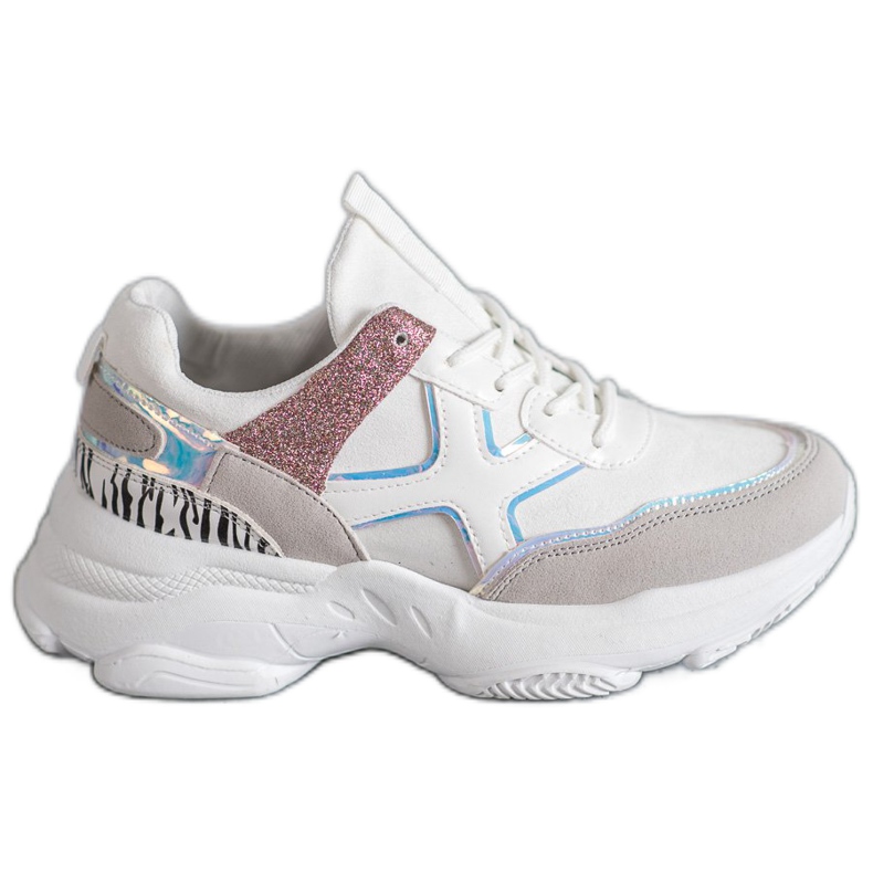 SHELOVET Trendiga sportskor vit