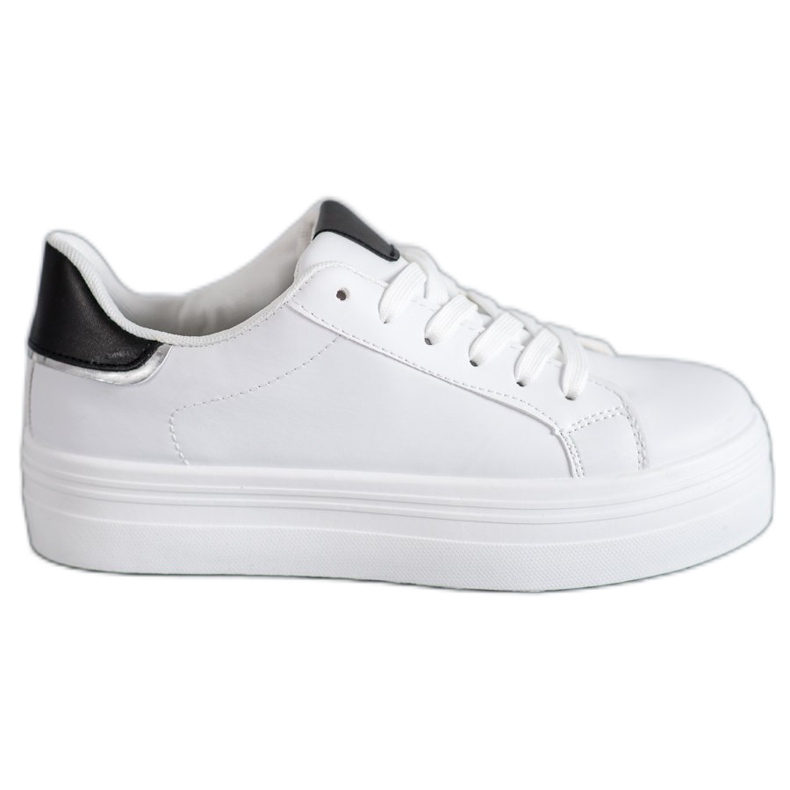 SHELOVET Trendiga sportskor vit