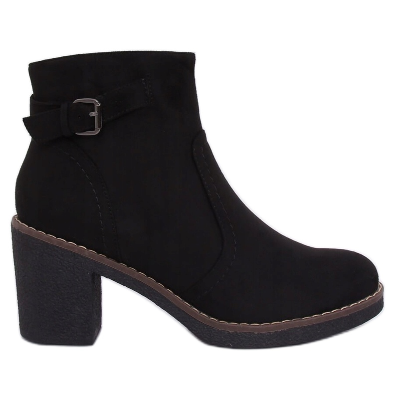 Stövlar på gummihäl svart 8B855 Svart