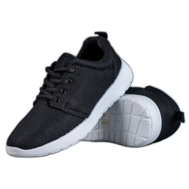 SHELOVET Textil sportskor svart