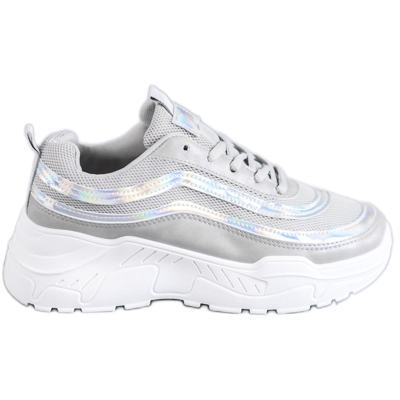 SHELOVET Ljusgrå sportskor