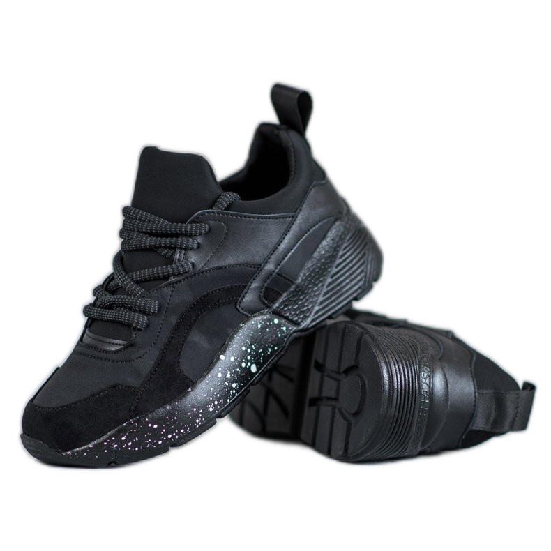 Muto Bekväma Moro -sneakers svart